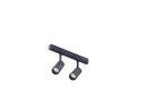 NIKKI 2 TRACK MAGNETIC 2x3W 3000K BK/BK