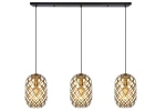 Lampa wisząca Lucide WOLFRAM 21417/03/02 złoty, czarny