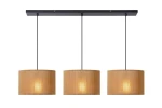 Lampa wisząca Lucide MAGIUS 03429/03/30 drewniany, czarny