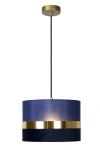 Lampa wisząca Lucide EXTRAVAGANZA TUSSE 10409/01/35 niebieski, złoty