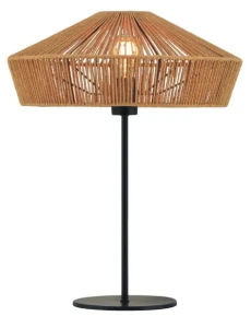 Lampa stołowa Lucide YUNKAI 10513/40/72 drewniany, czarny