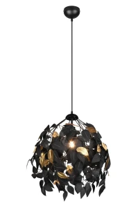 Lampa wisząca RL LEAVY R10461932 czarny
