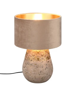 Lampa stołowa RL KIRAN R51231061 szary