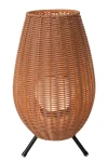 Lampa zewnętrzna stojąca Lucide COLIN 03843/36/72 drewniany,czarny