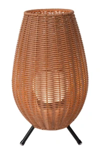 Lampa zewnętrzna stojąca Lucide COLIN 03843/36/72 drewniany,czarny