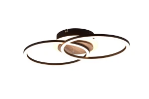Plafon RL GIRO R62783635 drewniany, biały