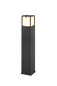 Lampa zewnętrzna stojąca Trio PORTOR DL142477860 antracyt, srebrny