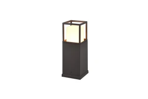 Lampa zewnętrzna stojąca Trio PORTOR DL142577860 antracyt, srebrny