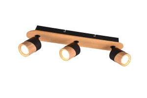 Spot/ reflektor Trio ARUNI 801100332 drewniany