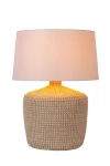 Lampa stołowa Lucide AMBALA 10551/81/73 drewniany, biały
