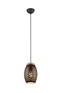 Lampa wisząca RL BIDAR R31571080 czarny, złoty