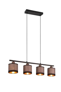 Lampa wisząca RL HECARIA DL041-31554 czarny, szary