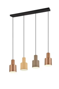 Lampa wisząca Trio ELIOR DL417319400 brązowy