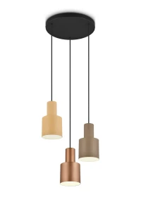 Lampa wisząca Trio ELIOR DL317319430 brązowy