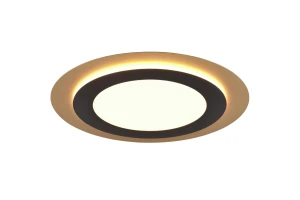 Plafon Trio MORGAN 641519280 czarny, złoty