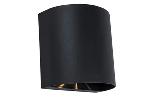 Kinkiet zewnętrzny Lutec GEMINI BEAMS 5104006012 czarny mat