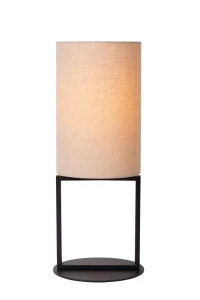 Lampa stołowa Lucide HERMAN 30562/81/38 beżowy, czarny