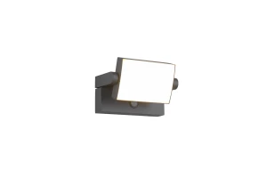 Kinkiet zewnętrzny Trio KANSAS - CZUJNIK RUCHU 246869142 antracyt