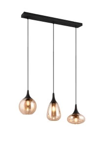 Lampa wisząca Trio VESTARI DL313317000 czarny,