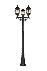 Lampa zewnętrzna stojąca Trio ELVO 406960332 czarny