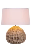 Lampa stołowa Lucide MADUKA 10550/81/43 czarny, beżowy
