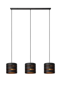 Lampa wisząca Lucide ROSAS 21433/03/30 czarny, złoty