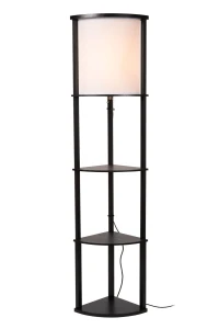 Lampa podłogowa Lucide MENNO 44798/81/30 czarny, beżowy