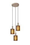 Lampa wisząca Lucide LAMBRES 45410/13/41 szary