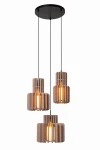 Lampa wisząca Lucide ROLLO 45491/13/41 szary