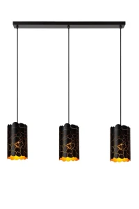 Lampa wisząca Lucide ALMELO 21434/03/30 czarny, złoty