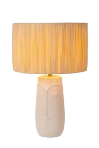 Lampa stołowa Lucide VISO 34548/81/31 biały, beżowy