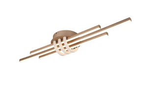 Plafon RL CINTO R67873165 brązowy