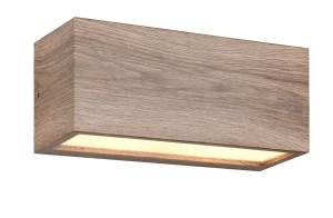 Kinkiet zewnętrzny Trio MAYENNE 218560235 drewniany