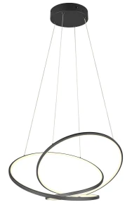 Lampa wisząca Trio DARVIN 349119132 czarny