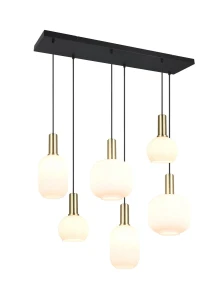 Lampa wisząca Trio DIVA 319800608 złoty, czarny