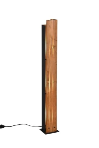 Lampa podłogowa Trio KARUNI 463300330 drewniany