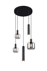 Lampa wisząca Trio MATARO 364130532 czarny
