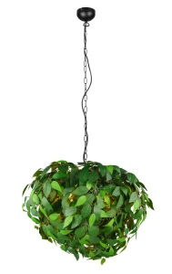Lampa wisząca RL LEAVY R10464015 czarny, zielony