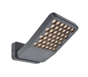 Kinkiet zewnętrzny Lutec ATLANTIS 7801605118 szary