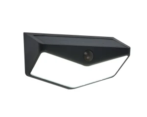 Kinkiet zewnętrzny Lutec WINGS SOLAR - CZUJNIK RUCHU 6915101330 czarny