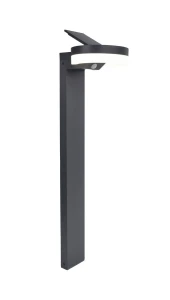 Lampa zewnętrzna stojąca Lutec RUNDA SOLAR - CZUJNIK RUCHU 6915802118 szary
