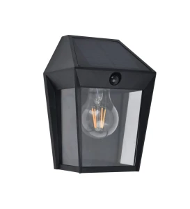 Kinkiet zewnętrzny Lutec AVONY SOLAR - CZUJNIK RUCHU 6916002330 czarny