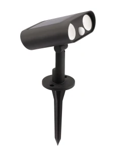 Lampa zewnętrzna wbijana Lutec BINGO SOLAR - CZUJNIK RUCHU 6938401330 czarny