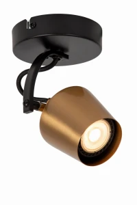 Spot/ reflektor Lucide EMILE 51901/01/02 złoty, czarny
