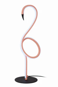 Lampa stołowa Lucide FLAMINGO 05545/06/66 różowy, czarny
