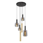 Lampa wisząca Lucide JOANET 45494/16/96 złoty, czarny