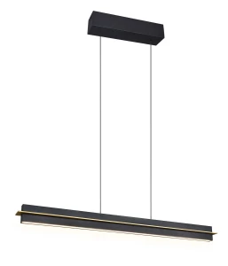 Lampa wisząca Trio EMERSON 346710180 czarny