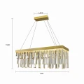 Lampa wisząca Aviano LAURET Transparentny 6208-0115