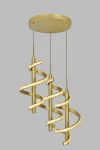 Lampa wisząca Aviano CLARET Złoty 9209-0315
