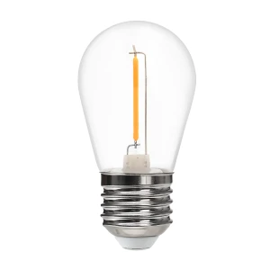 Żarówka Filamentowa LED 1W ST45 E27 2700K Plastik